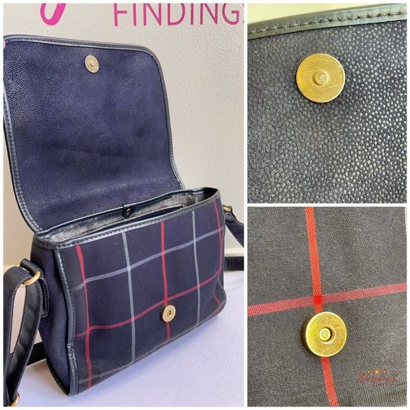 Burberry Bags Vintage Burberrys Of London Plaid Shoulder Bag Poshmark